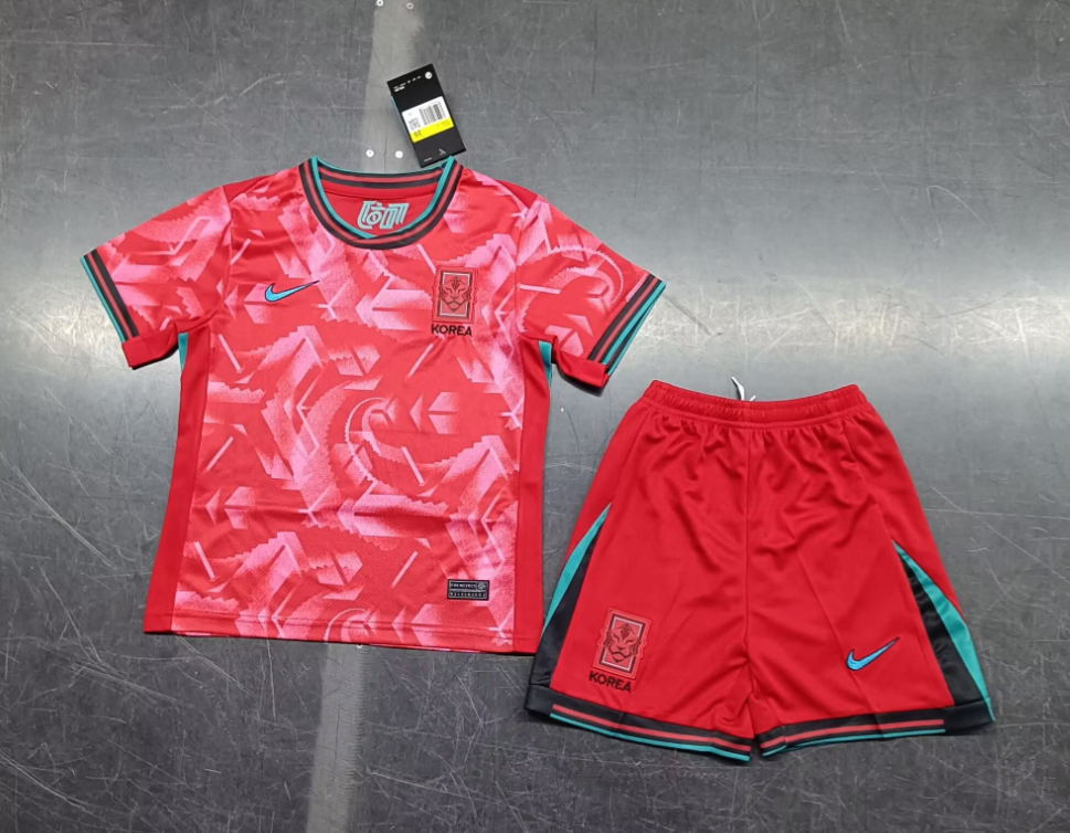 24/25 South Korea Home Football Shirt Kids Size Suit-mysite Custom Football Kit- Nextkits