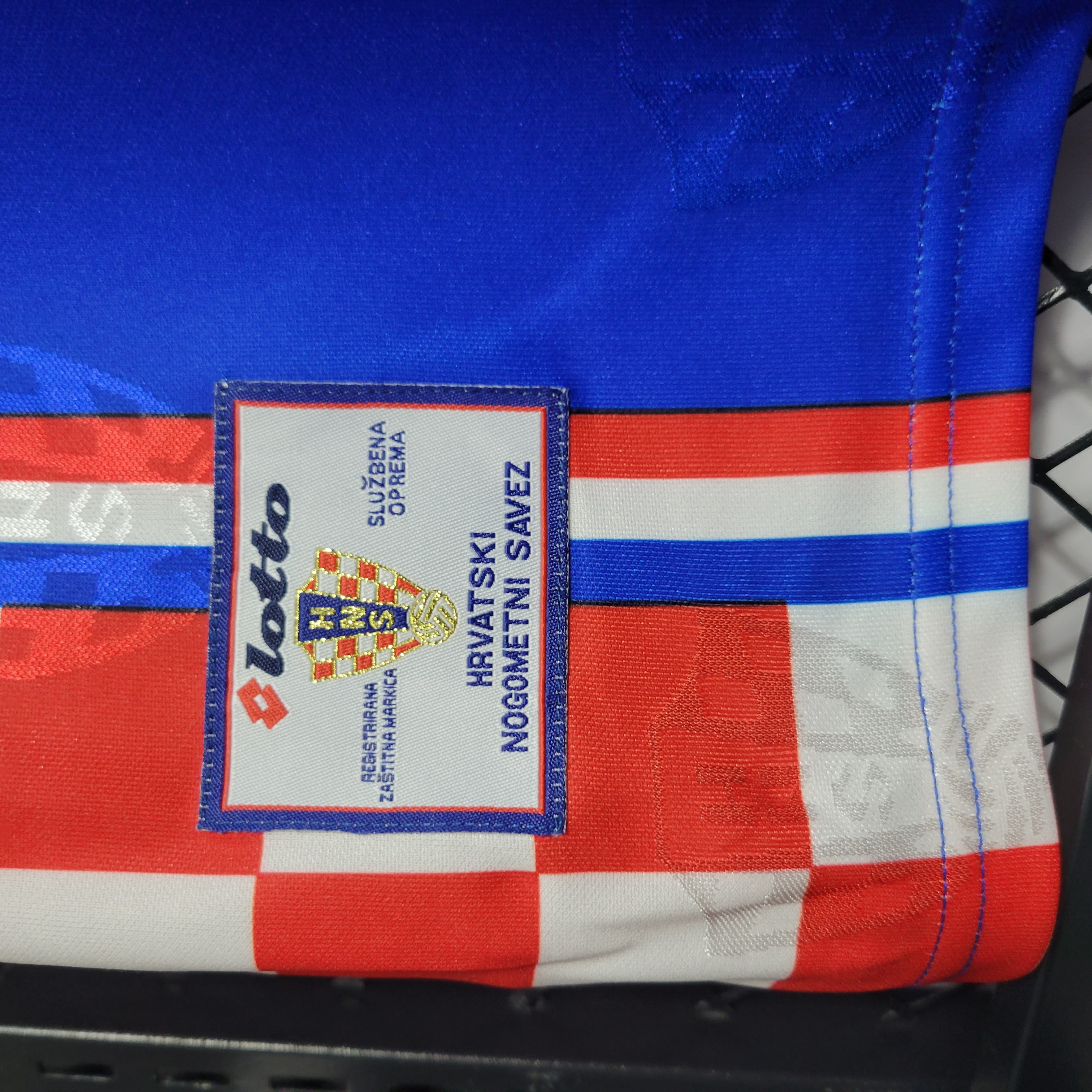 SIUjerseys-Retro Croatia 1998 Away Stadium Jersey
