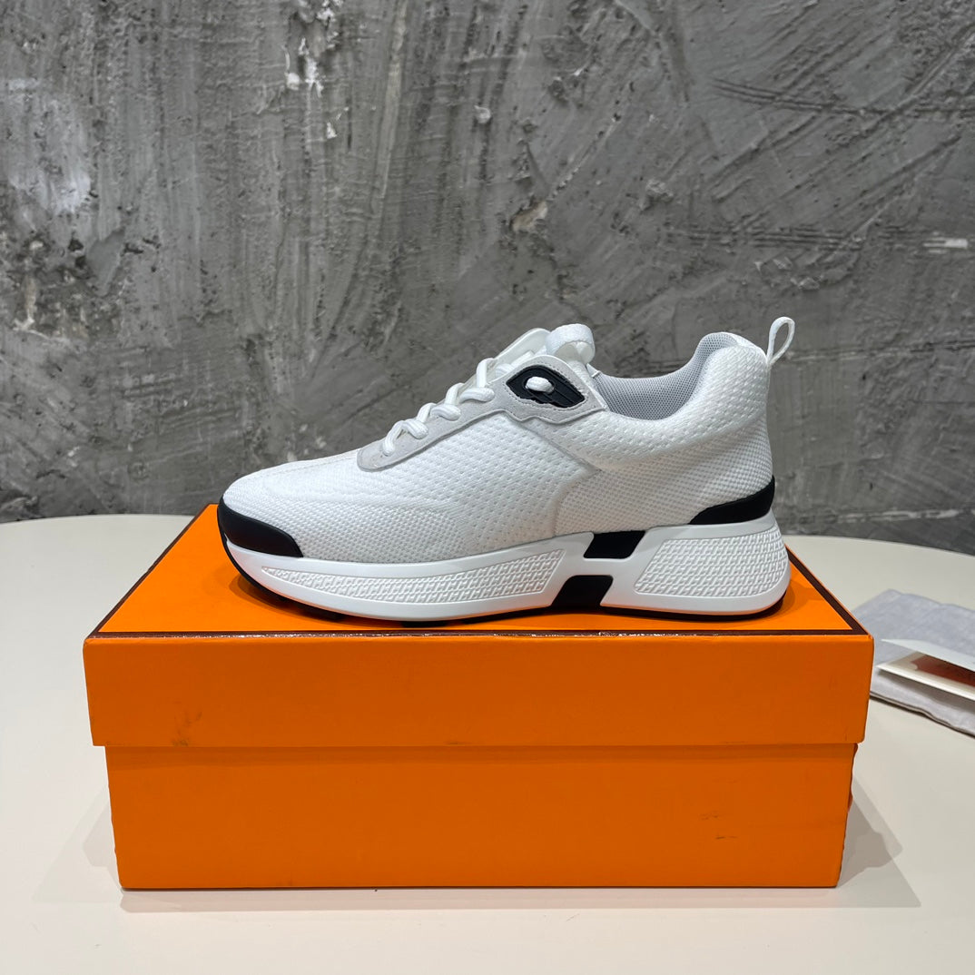 HEROS SNEAKERS WHITE MIX BLACK GOATSKIN、mysite、Cacoeks