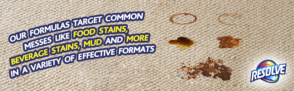 our formulas target the most common messes 