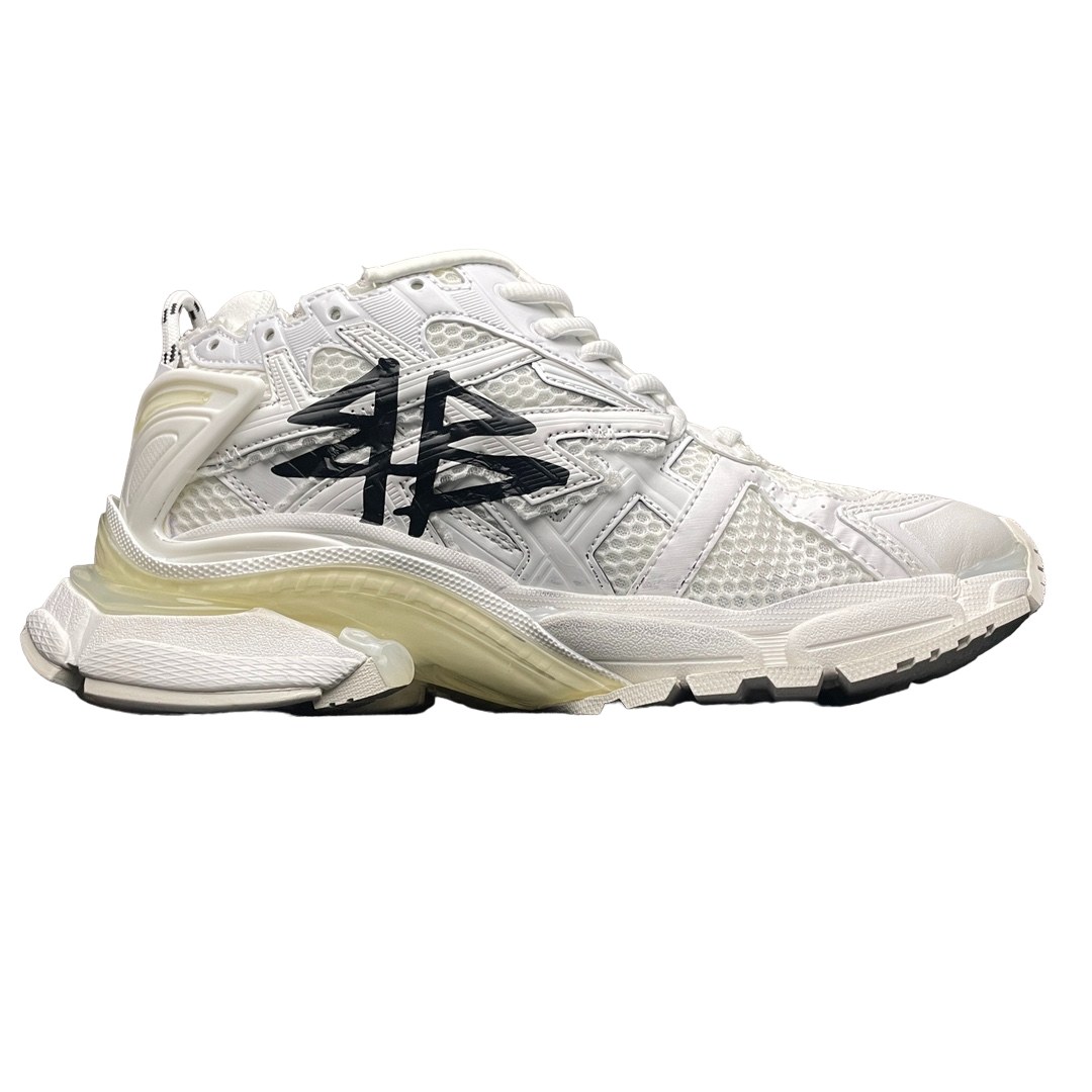 Balenciaga Graffiti Runner Trainer in White、mysite、Cacoeks