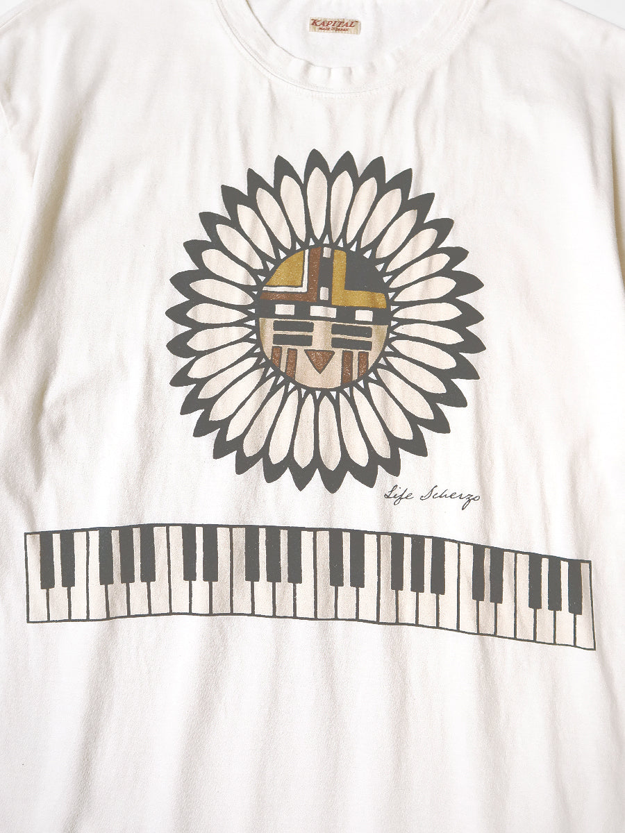 KAPITAL 20 / Jersey Crew Neck Tee ( PIANO & SUNFACE pt )  K2503SC058 