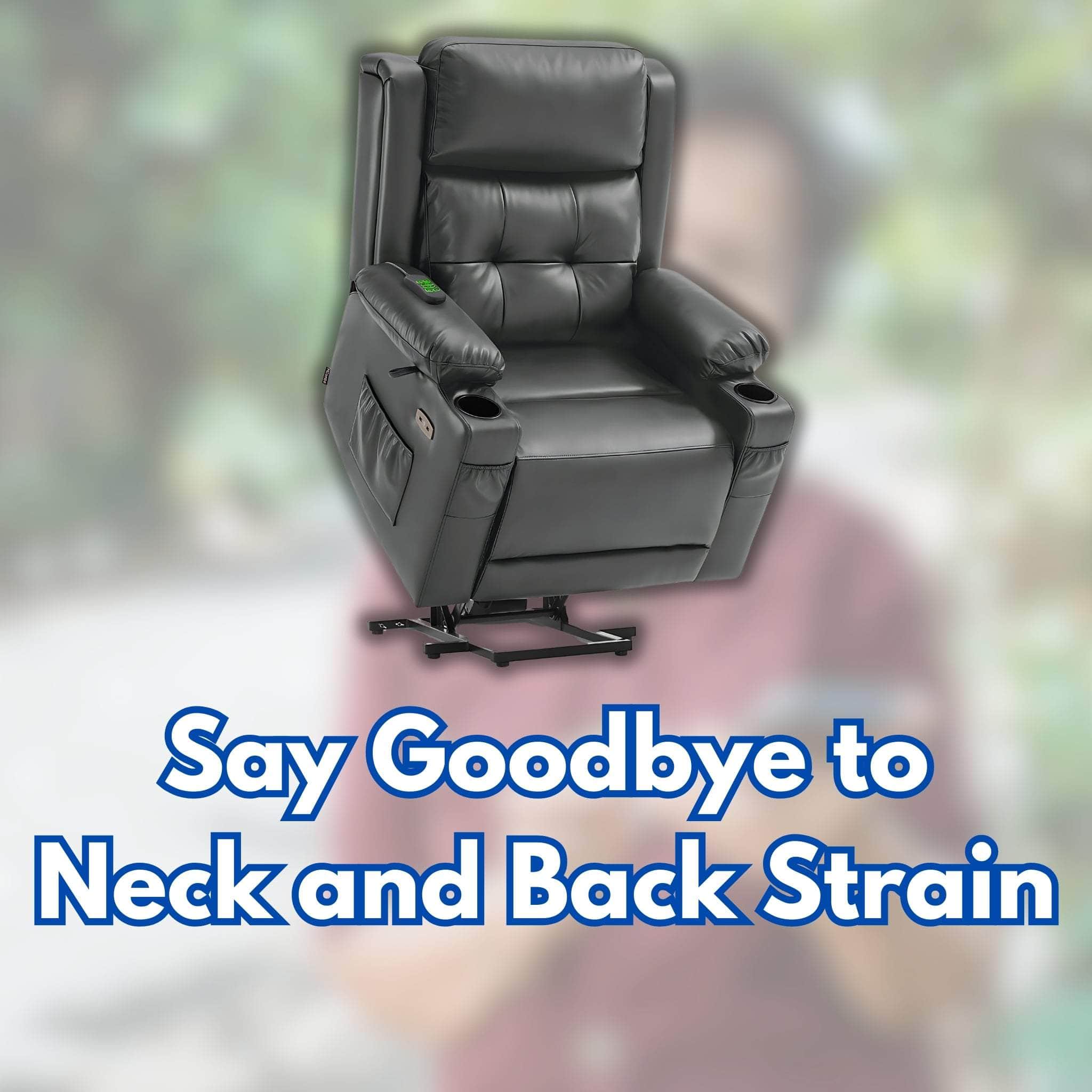 MCombo Dual Motor Power Lift Recliner Chair: Say Goodbye to Neck and Back Strain
