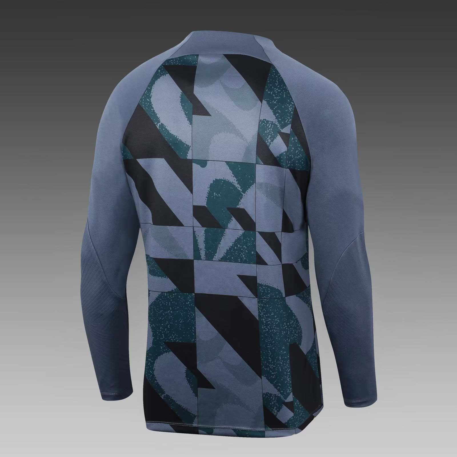 2023/2024 Barcelona Half-Pull Training Suit Gray Jersey Set:football jersey mysite: unitedjerseyfootball 邓江浪:football