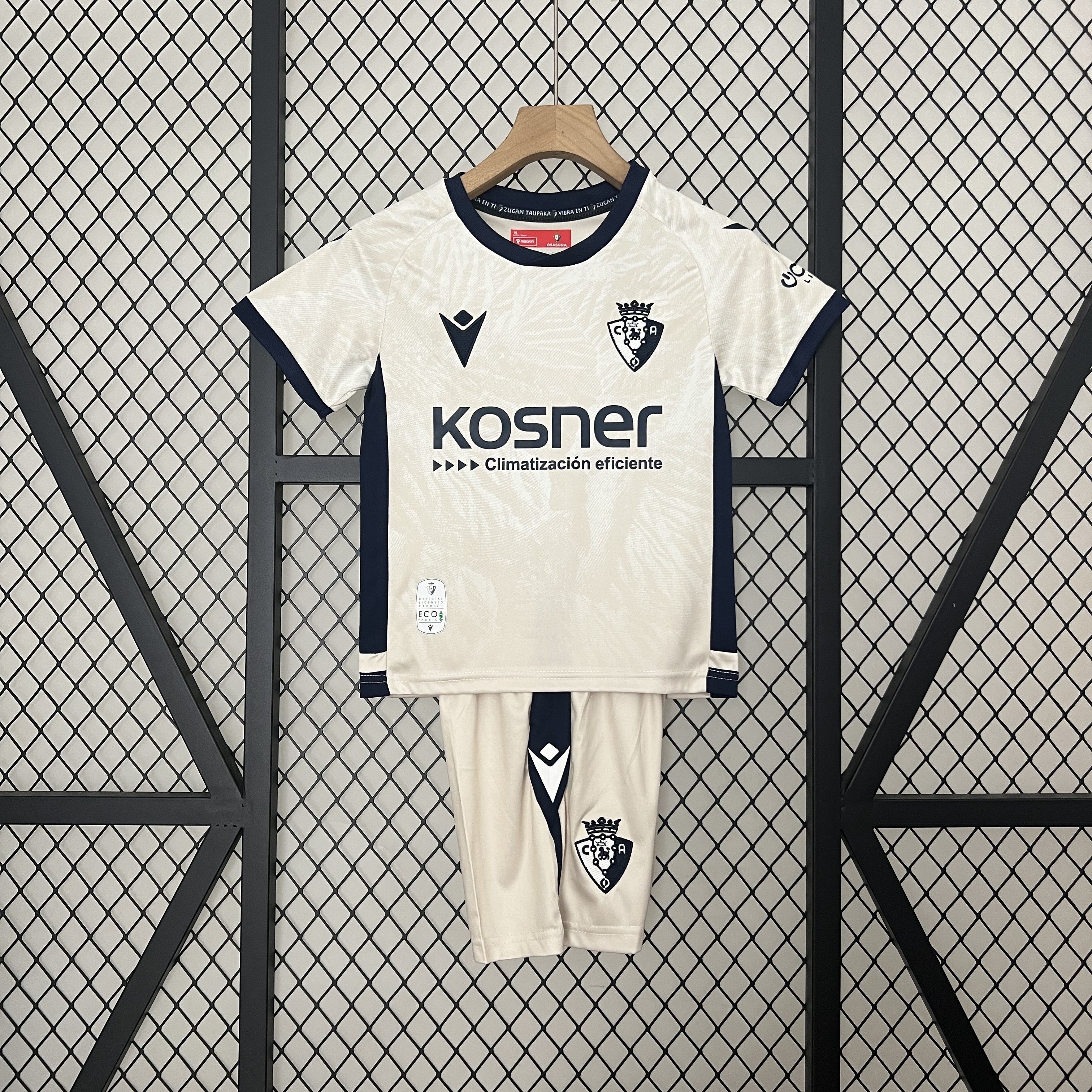 Higojerseys-Osasuna 24-25 Away Kids Kit