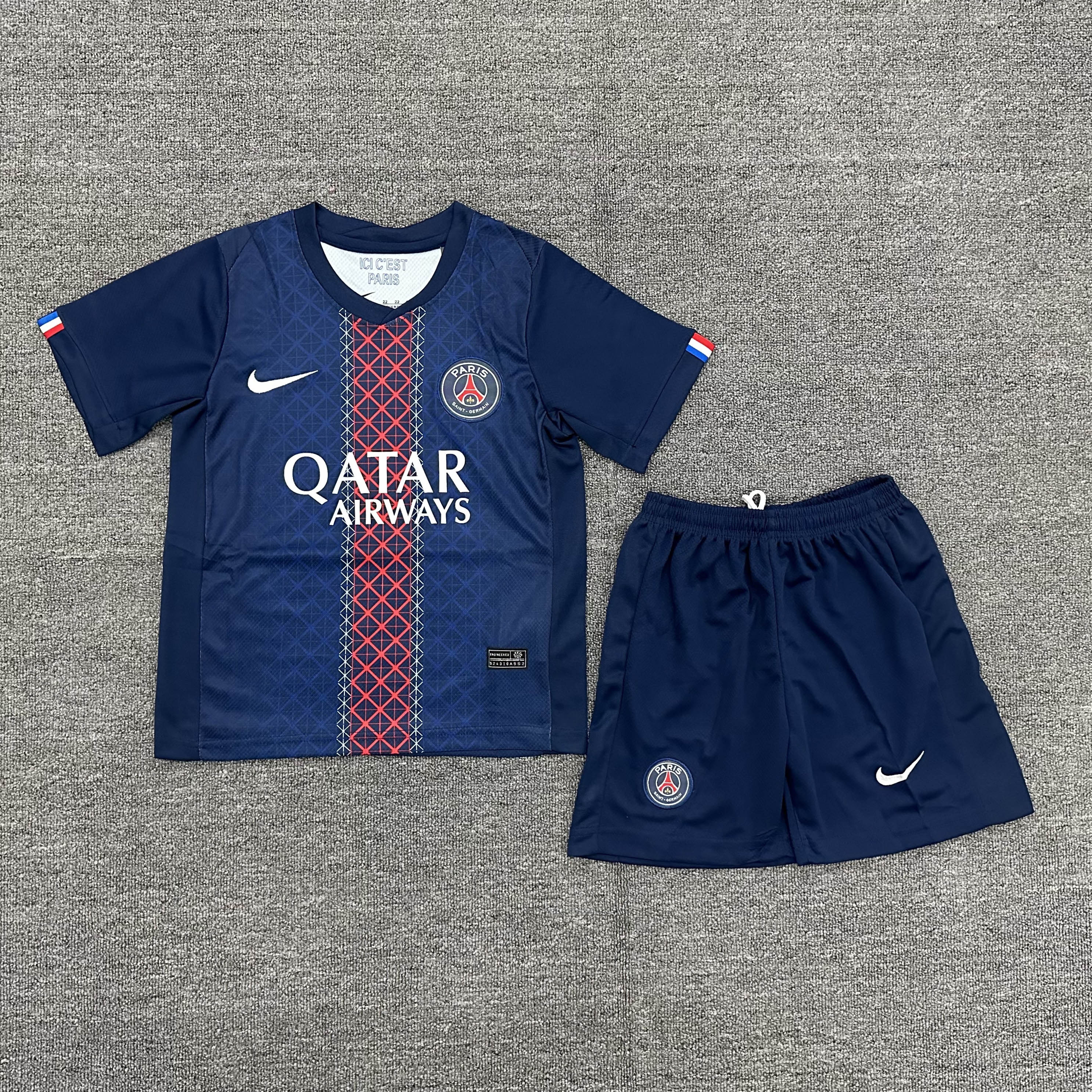 2025/2026 Psg Paris Saint-Germain Home Football Shirt 1:1 Thai Quality Kids Size:football jersey mysite: unitedjerseyfootball 邓江浪:football