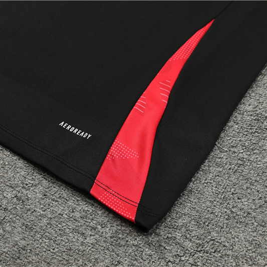 Higojerseys-Bayern Munich 24-25 Kids Long Sleeve Training Set - Black