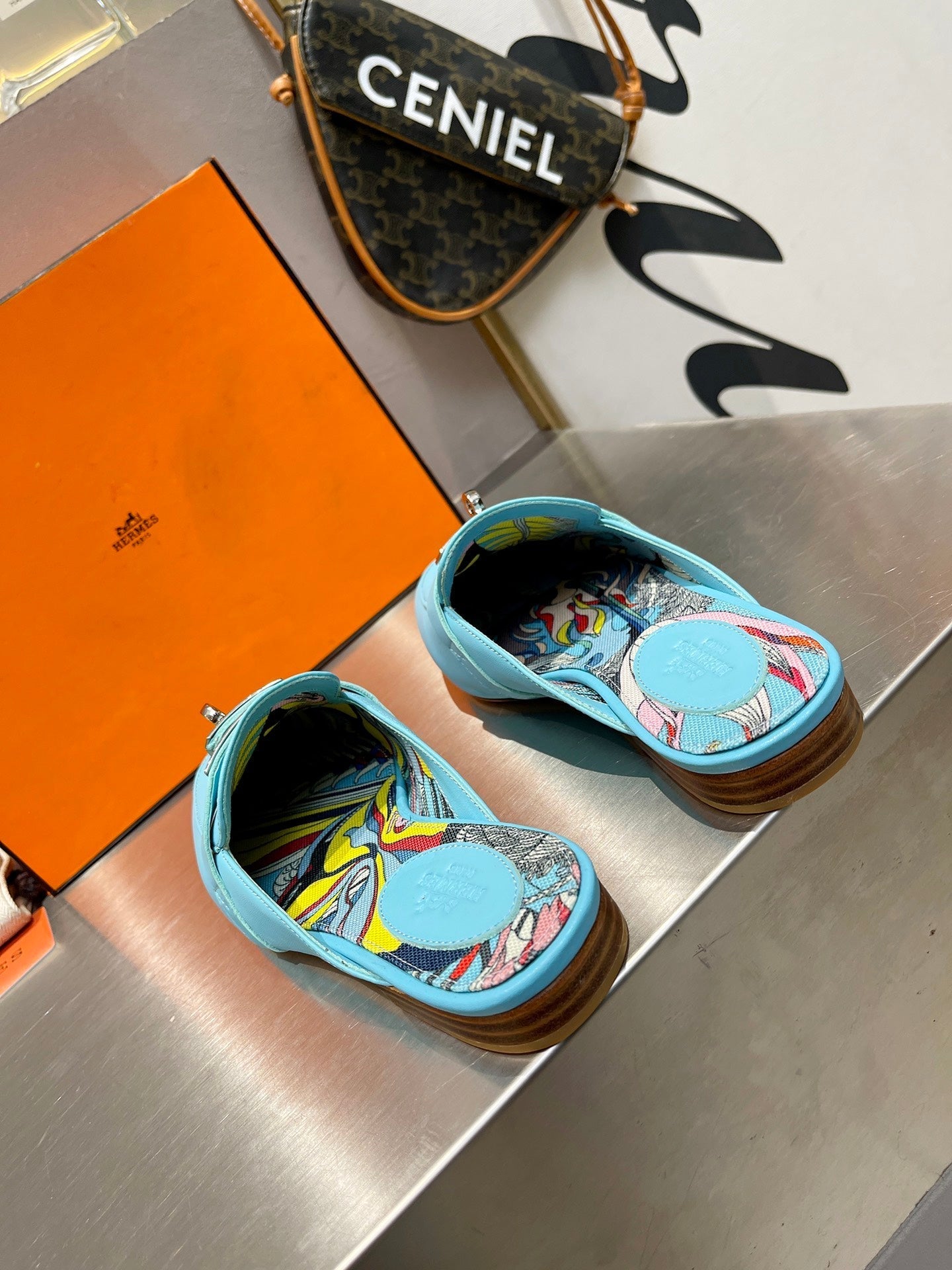 0Z MULE SKY CALFSKIN WITH PATTERN、mysite、Cacoeks