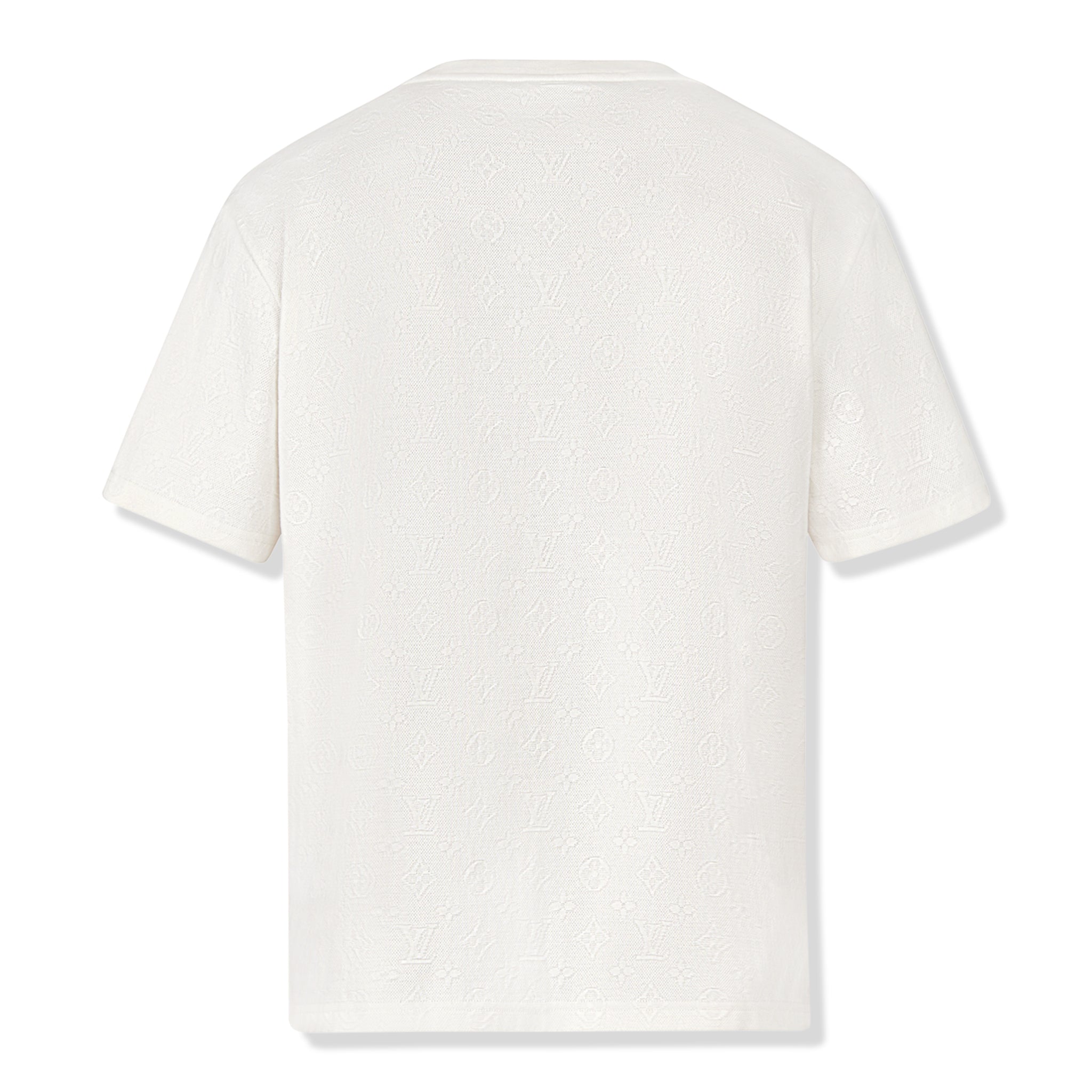 Preloved - Louis Vuitton Monogram 3D Pocket Cotton White T Shirt、mysite、Cacoeks