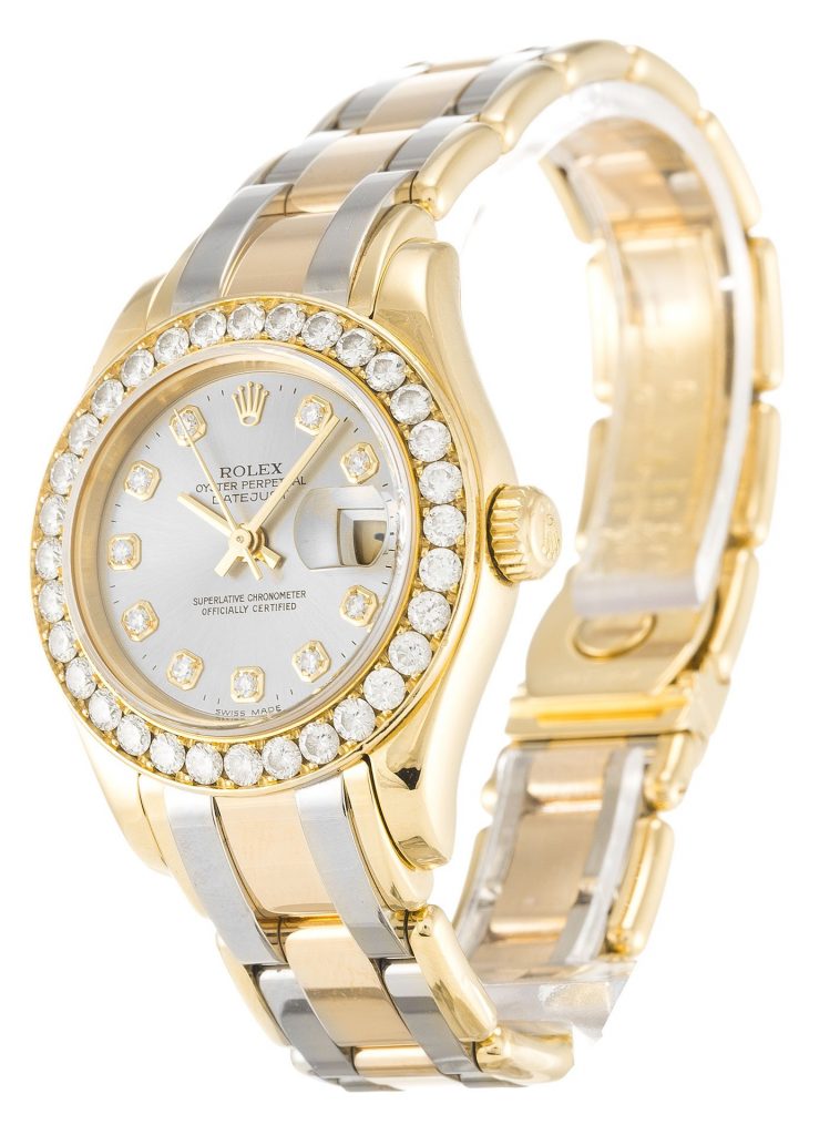 Replica Rolex Pearlmaster 29mm Champagne Dial 80298-fasswatch