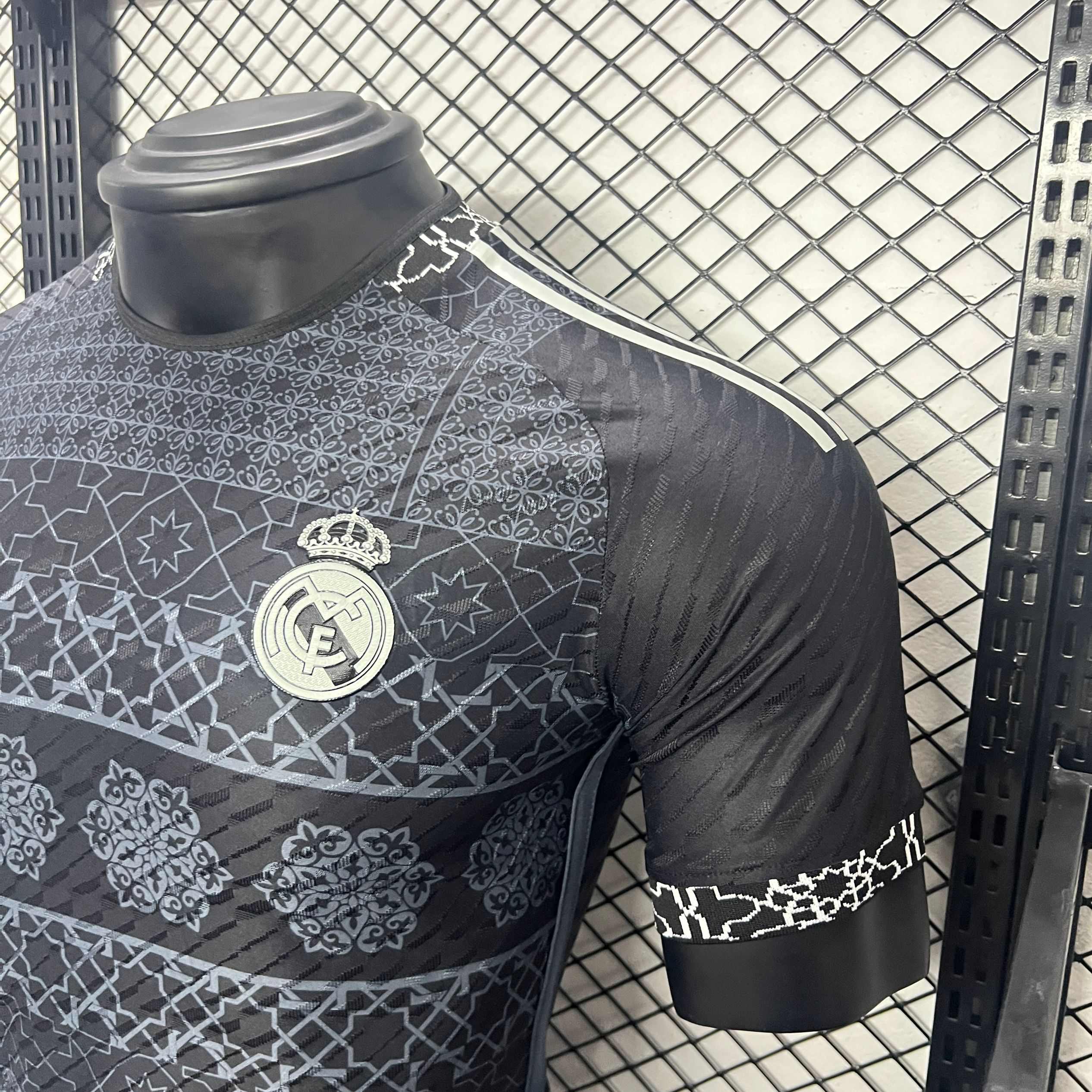 JerseysGala.com | Real Madrid 24-25 Black architecture Special Edition Jersey - Player Version -Customize Name, Number and Patch | Worldwide Shipping