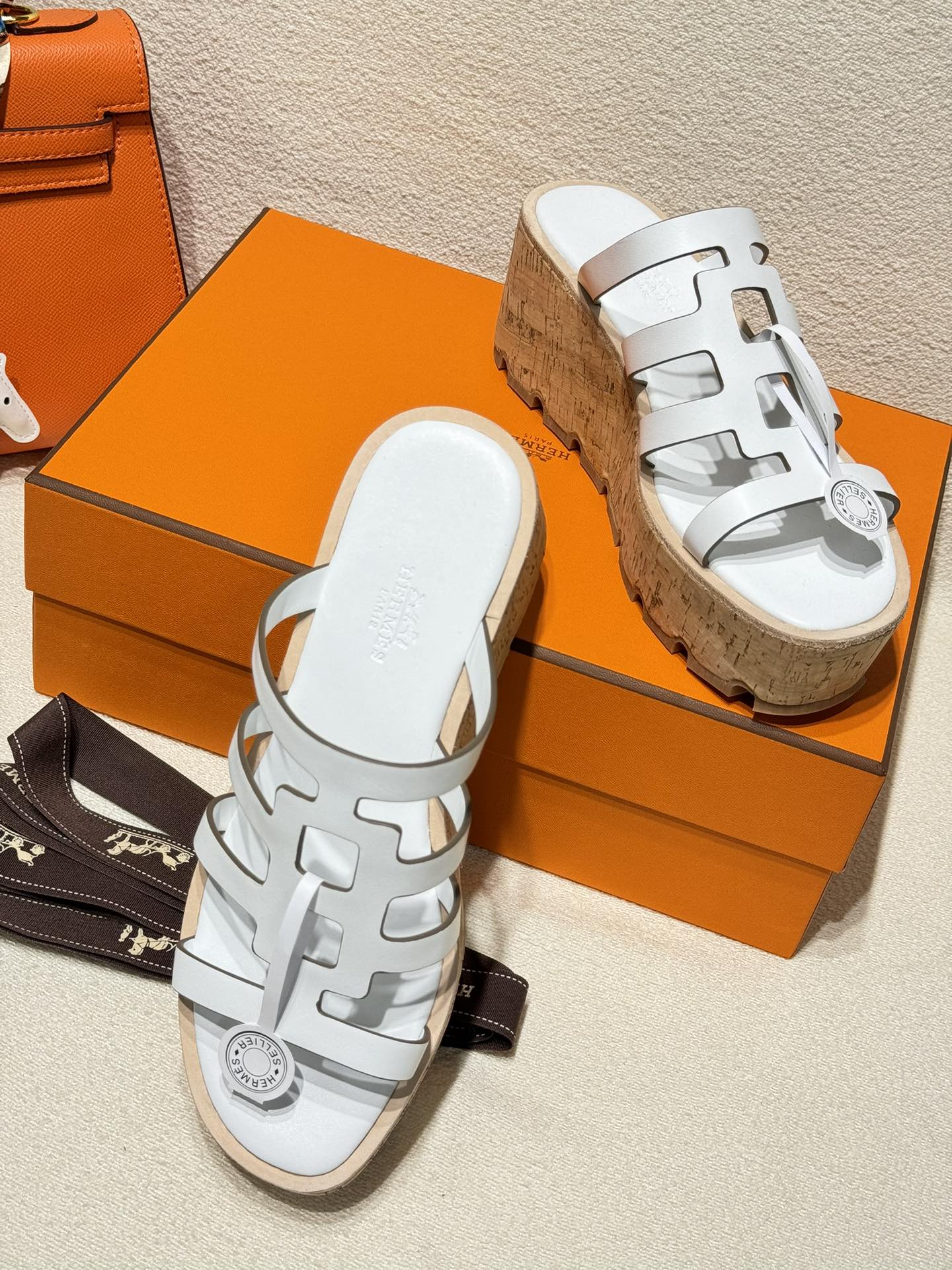 ISABELLA SANDAL WHITE CALFSKIN、mysite、Cacoeks