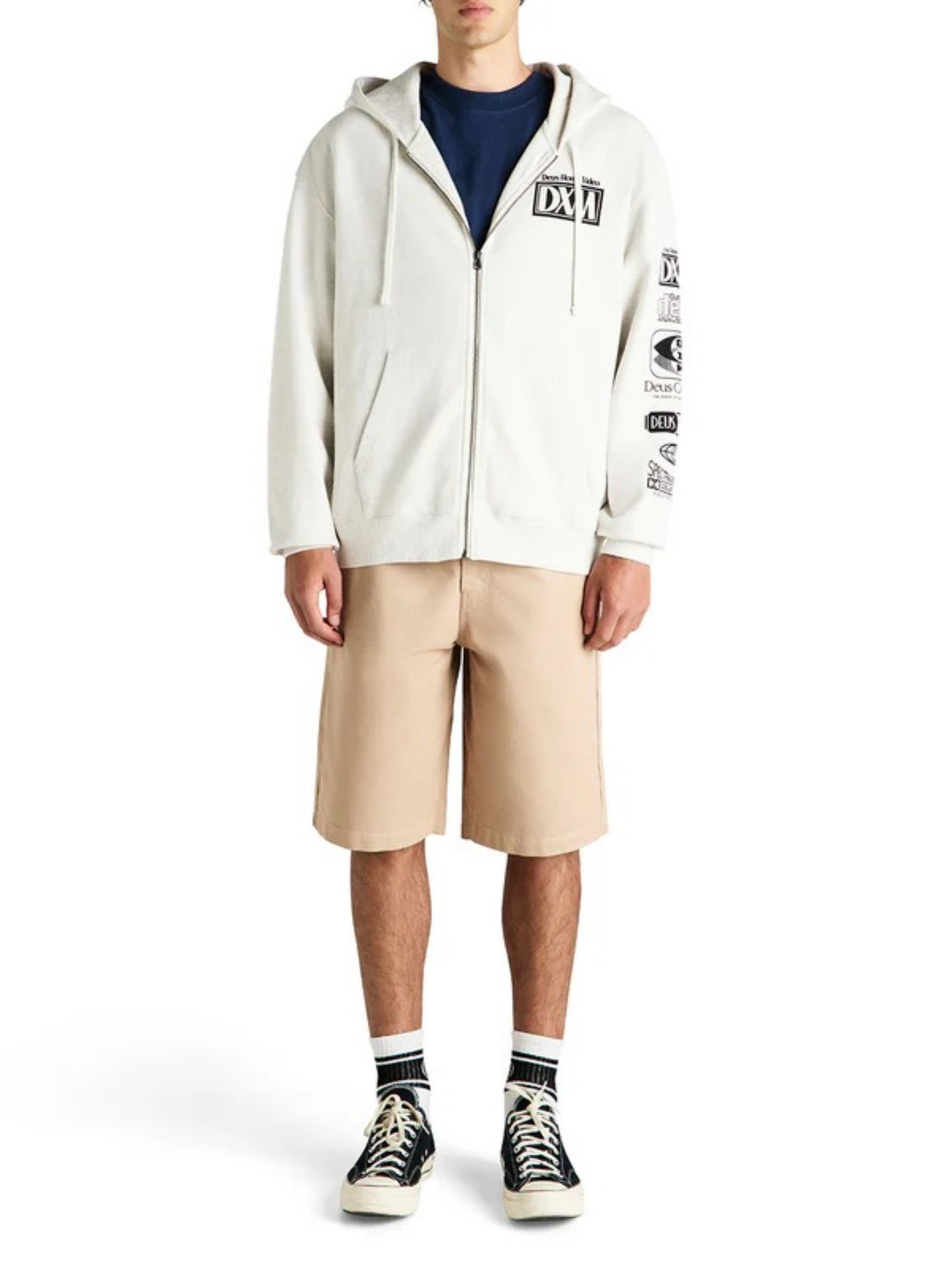 Cinematic Static Zip Hood