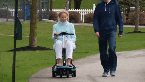ev rider transport plus folding mobility scooter
