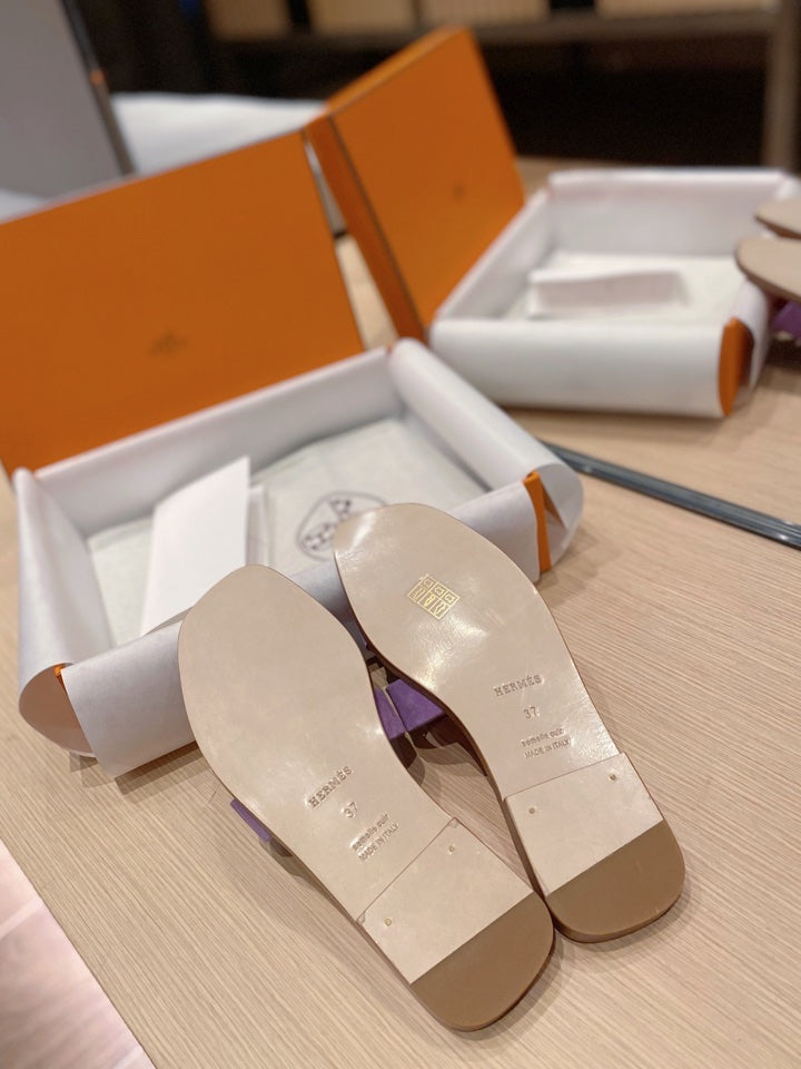 0RAN SANDALS IN VIOLET PURPLE SUEDE AND CHERRY RED CALFSKIN、mysite、Cacoeks