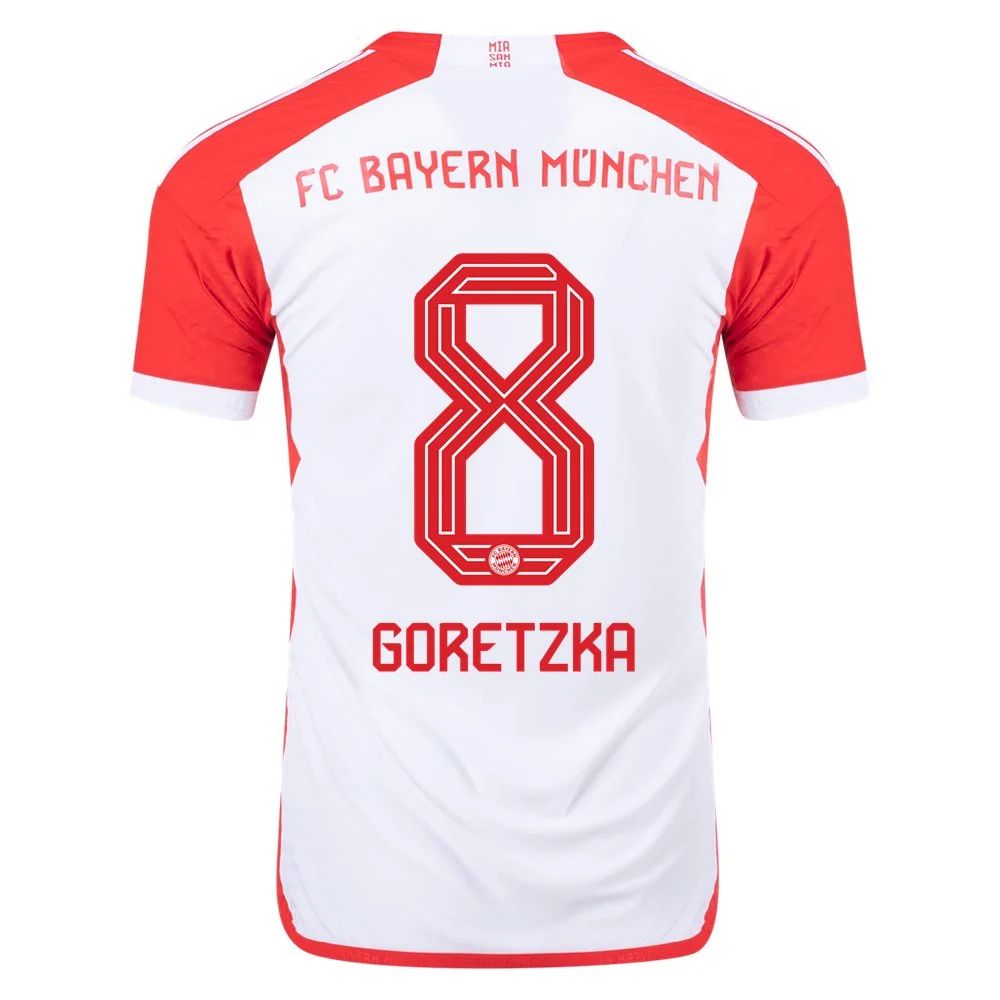 23/24 Bayern Munich #8 Leon Goretzka Home Jersey-mysite Custom Football Kit- Nextkits