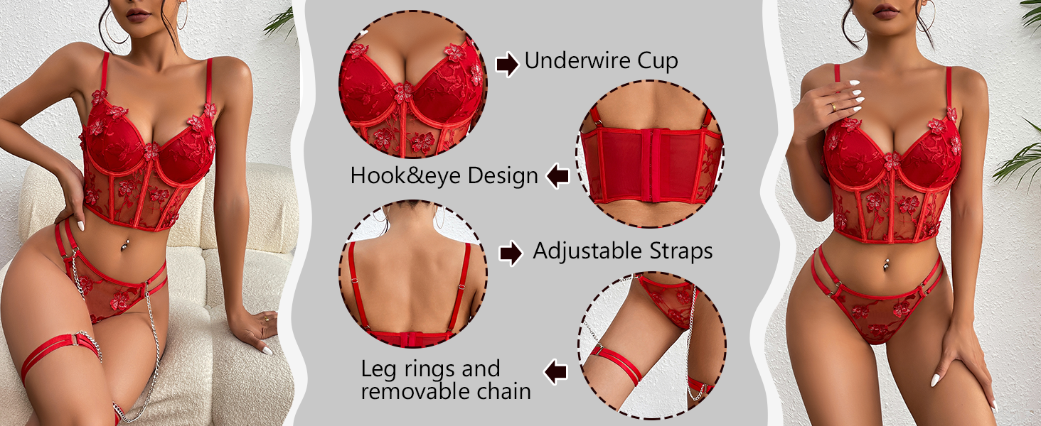 women lingerie outfit womeb bustier lingerie set women crop top lingerie set women cami lingerie