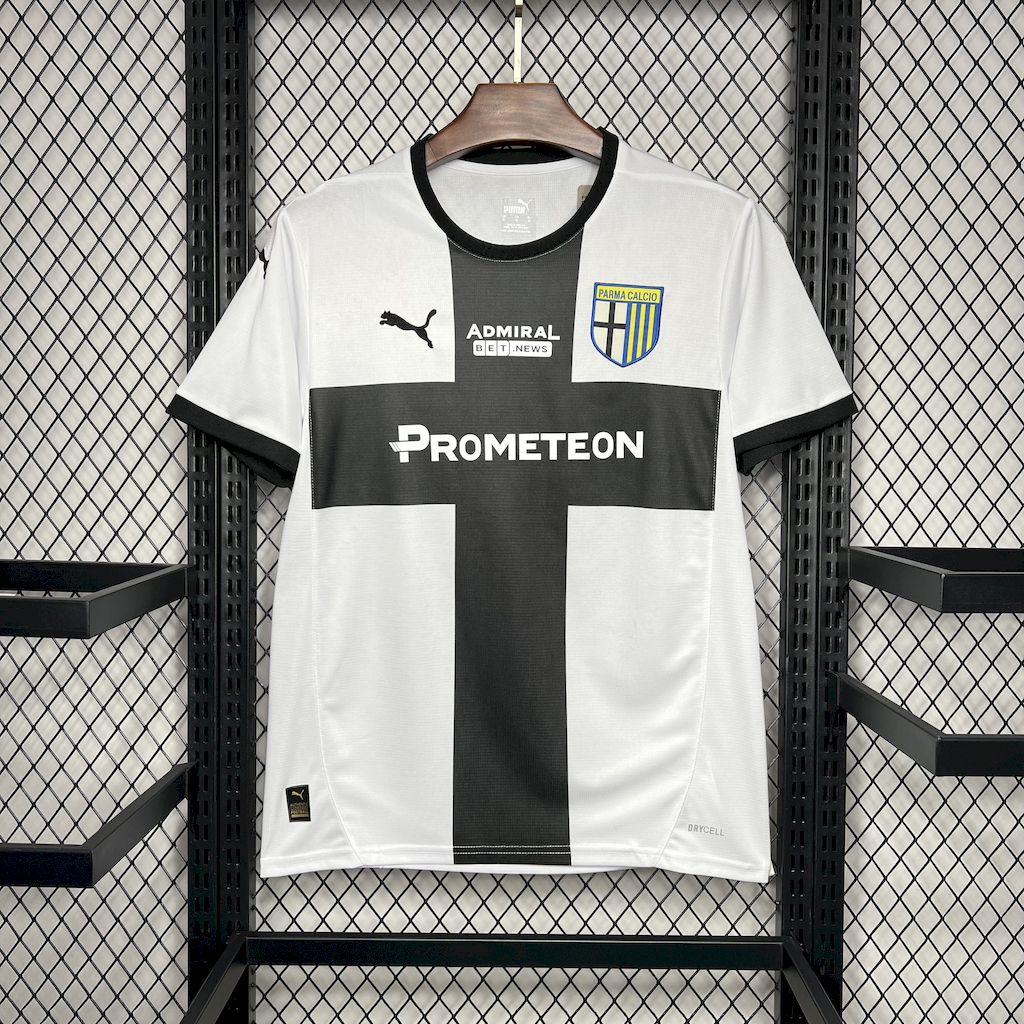 ManixJersey.com | Parma 24-25 Home Stadium Jersey - Fans Version -Customize Name, Number and Patch | Worldwide Shipping