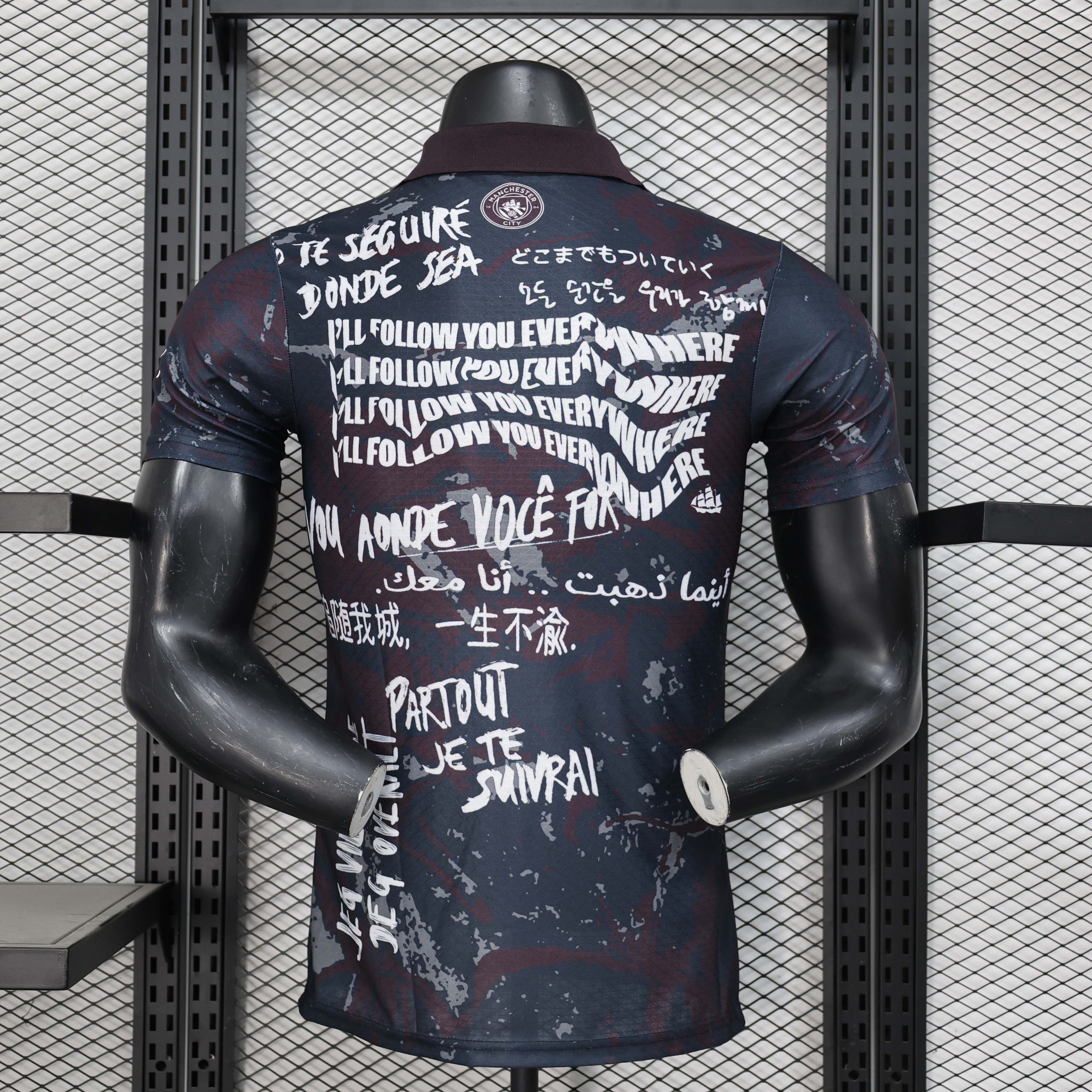 2025/2026 Player Version Manchester City Limited Edition black Football Shirt 1:1 Thai Quality:football jersey mysite: unitedjerseyfootball 邓江浪:football