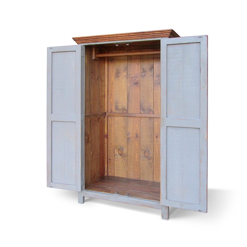 Wardrobe Jelly Cupboard Bookcase Farmhouse Reclaimed Wood image 3