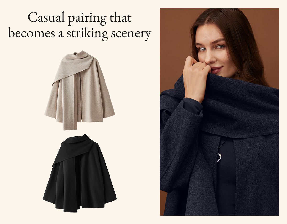 Striking scenery with casual pairings
