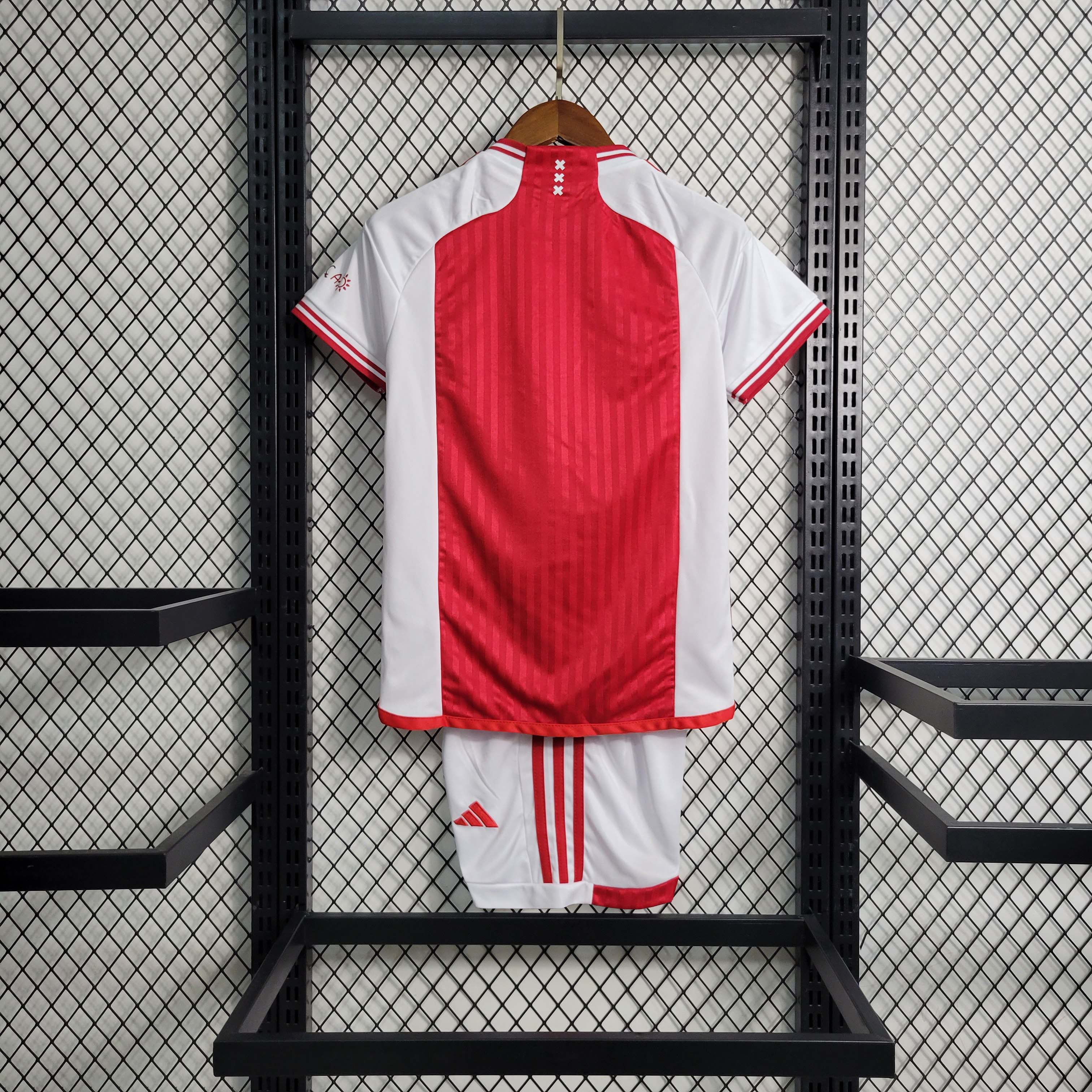 2023/2024 Ajax Home Football Shirt 1:1 Thai Quality Kids Size:football jersey mysite: unitedjerseyfootball 邓江浪:football