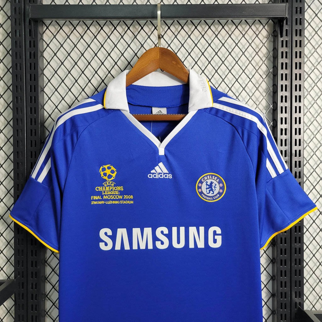 Higojerseys-Retro C.H.E.L.S.E.A 2007-08 Home Stadium Jersey - Champions League Final