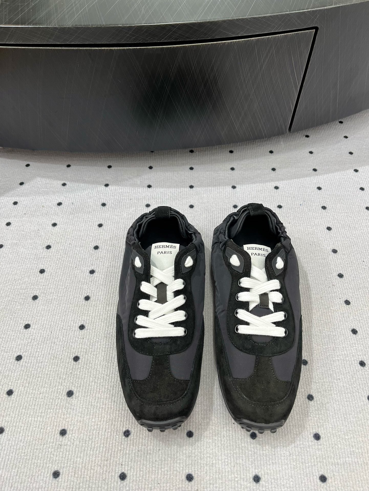 TRAIL SNEAKER IN BLACK SUEDE、mysite、Cacoeks
