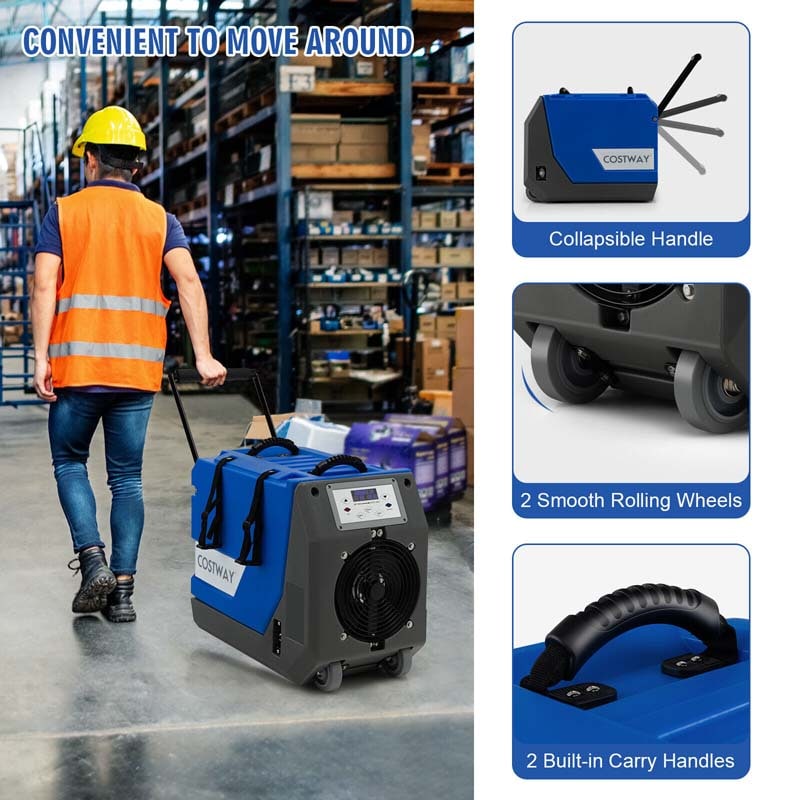 Eletriclife 180 PPD Portable Commercial Dehumidifier