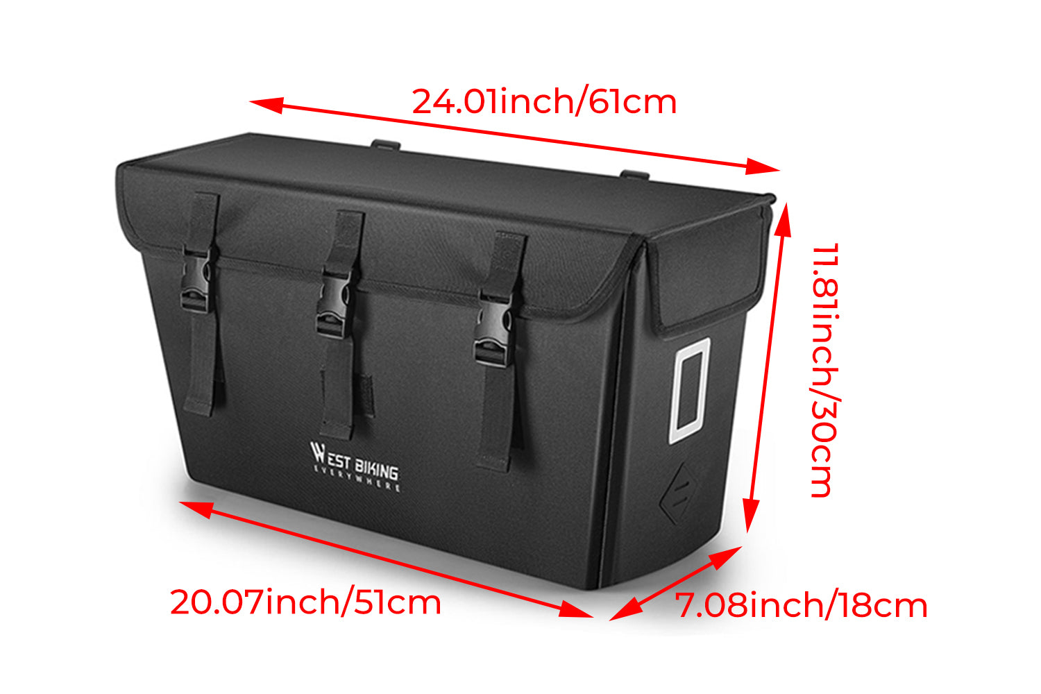 Large Cargo Pannier Bags 46L、mySite、bearsvspackers