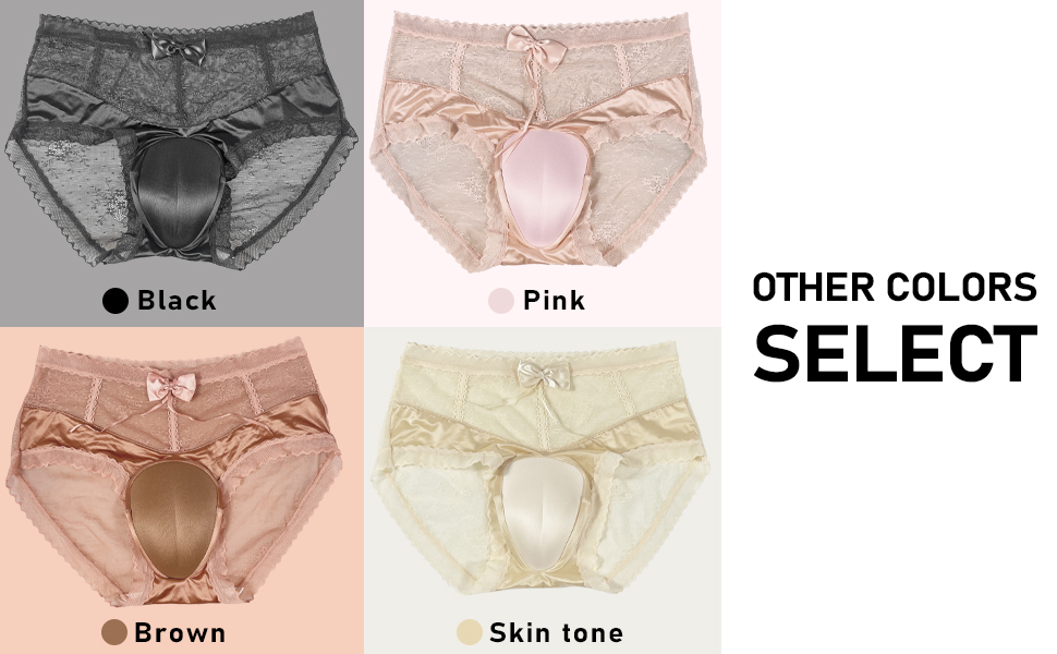 Men's lace covered thong