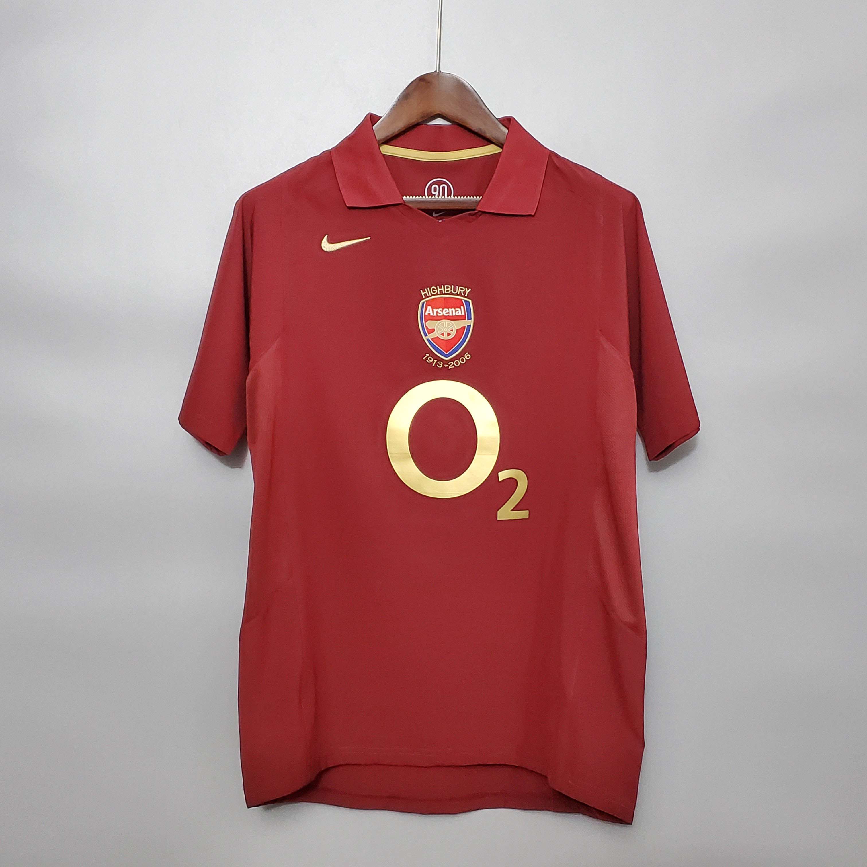 2005/2006 Retro Arsenal Home Football Shirt-mysite Custom Football Kit- Nextkits