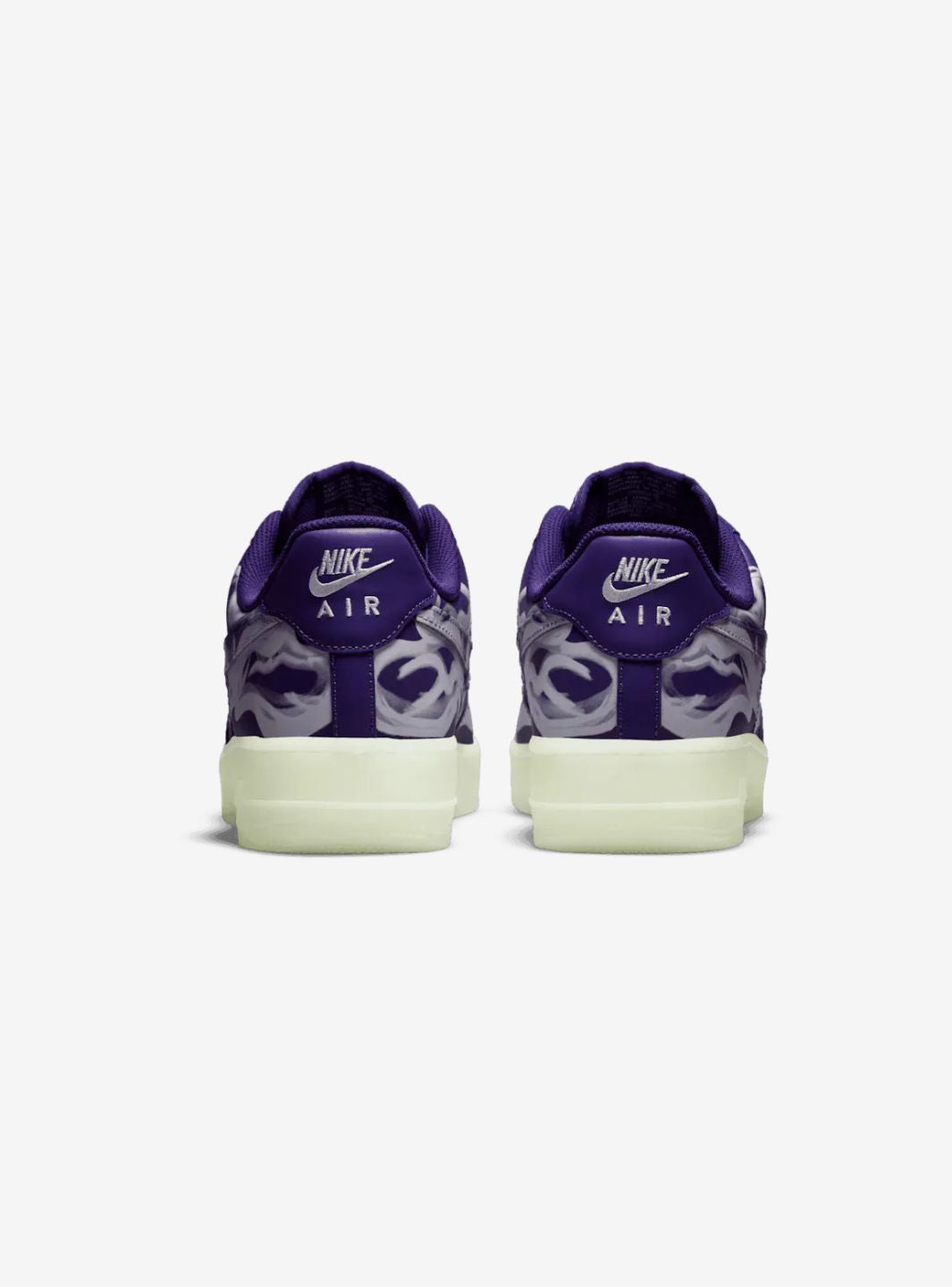 Nike Air Force 1 Low Purple Skeleton Halloween (2021)、NIKE、Cacoeks