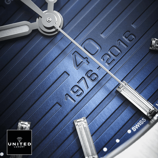 Patek Philippe Nautilus Blue Dial Swss Made Replica white second hand