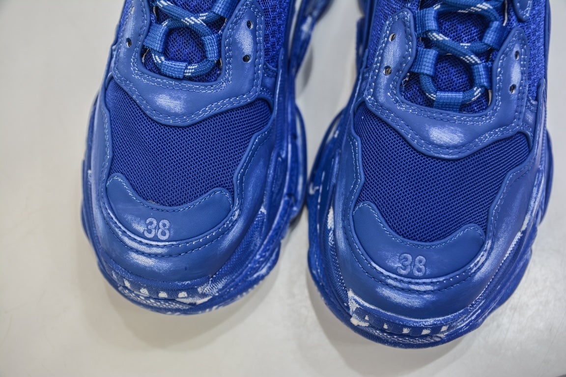 Balenciaga Triple S Sneaker Faded Blue、mysite、Cacoeks