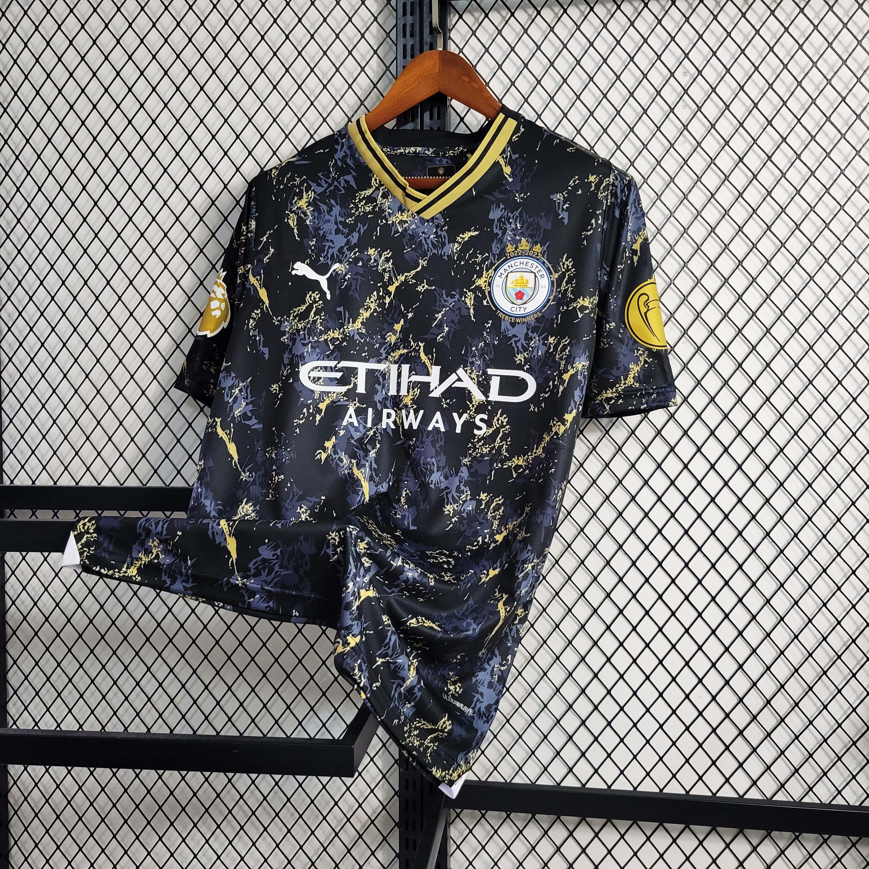2023/2024 Manchester City Special Edition Black Football Shirt 1:1 Thai Quality:football jersey mysite: unitedjerseyfootball 邓江浪:football