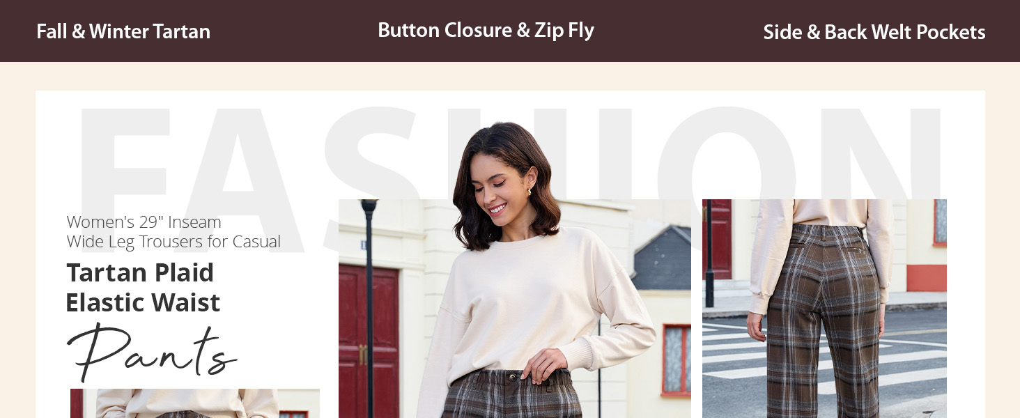 fall clothes dress pants for women comfy pants womens elastic waist pants womens pants high waisted