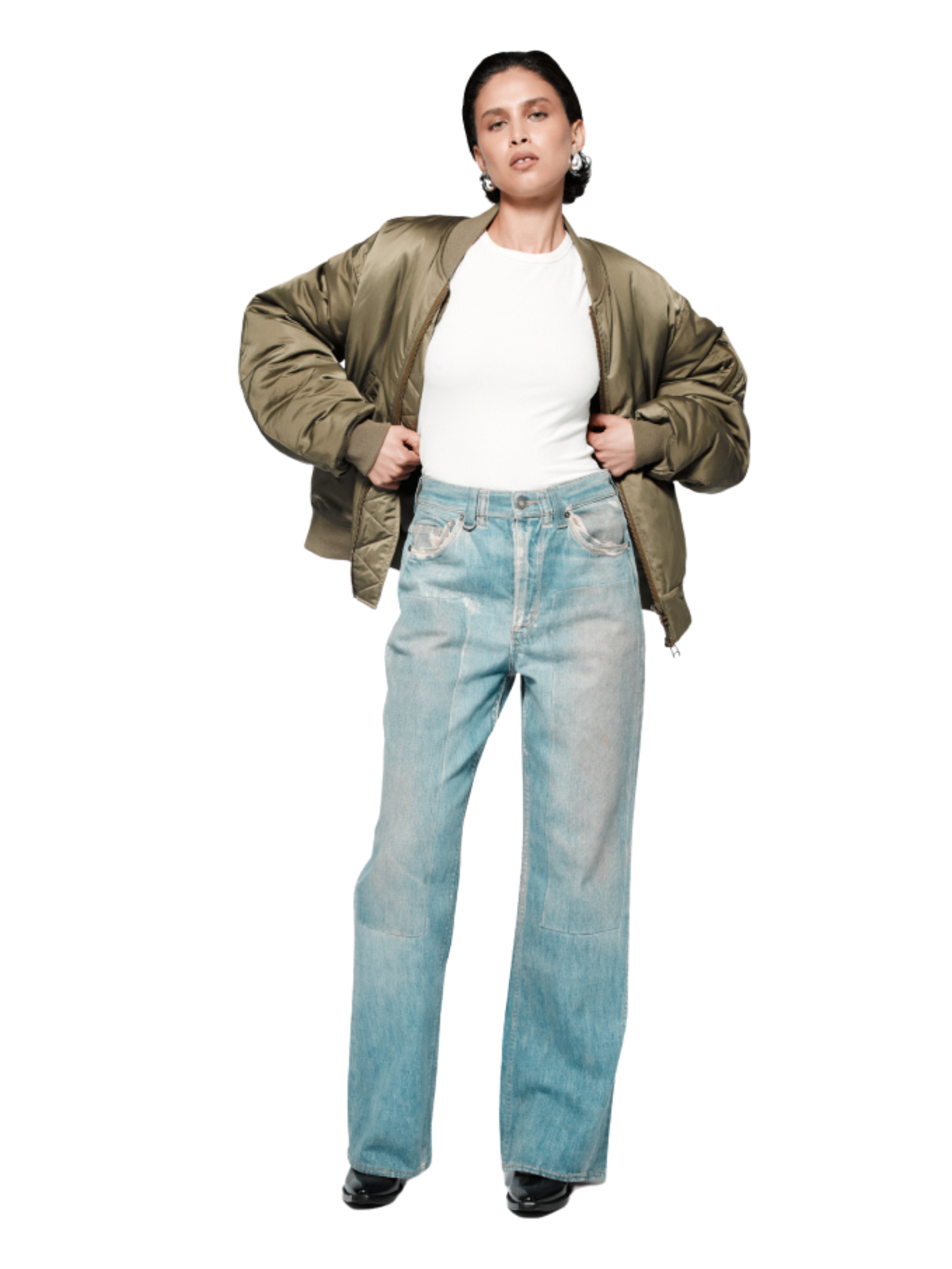 Coco Relaxed Digital Indigo