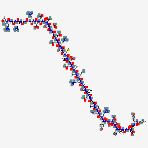 Tesamorelin 5mg chemical structure depiction