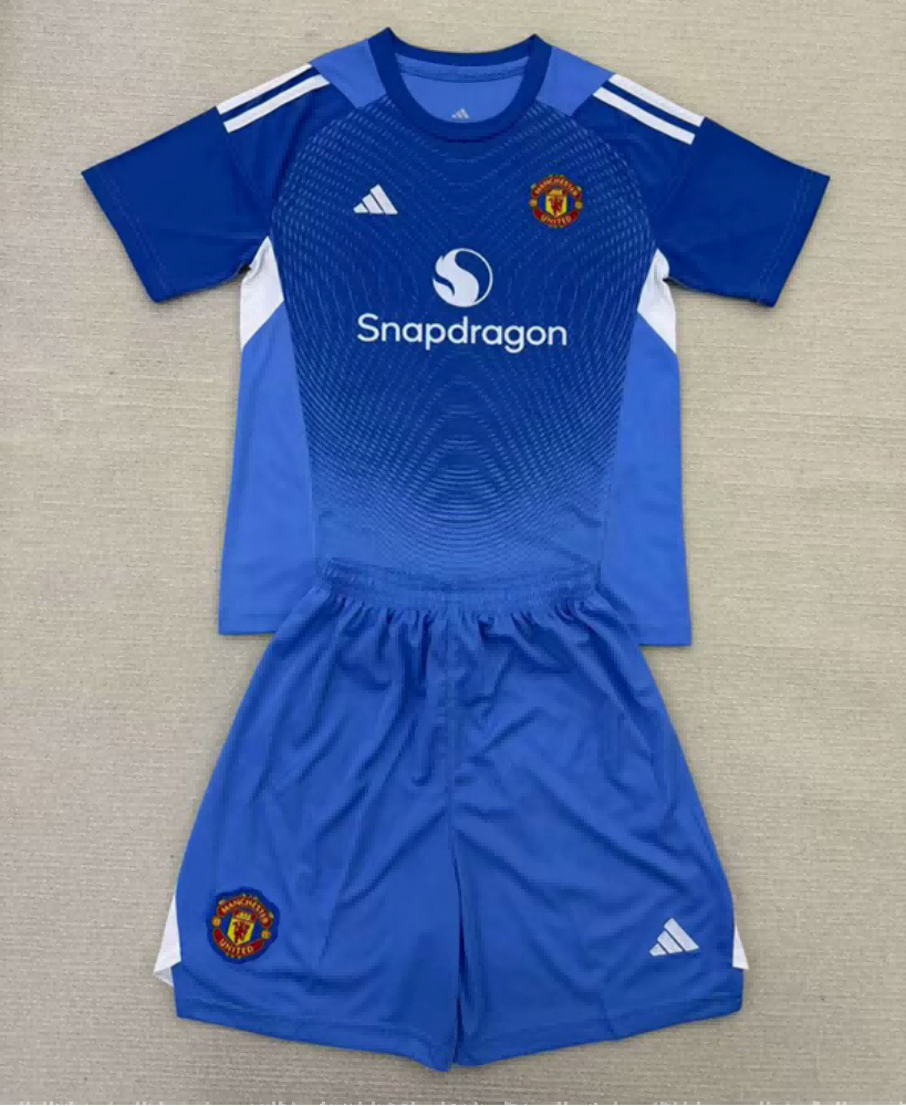 25/26 Manchester United Goalkeeper Football Shirt Kids Size Suit-mysite Custom Football Kit- Nextkits