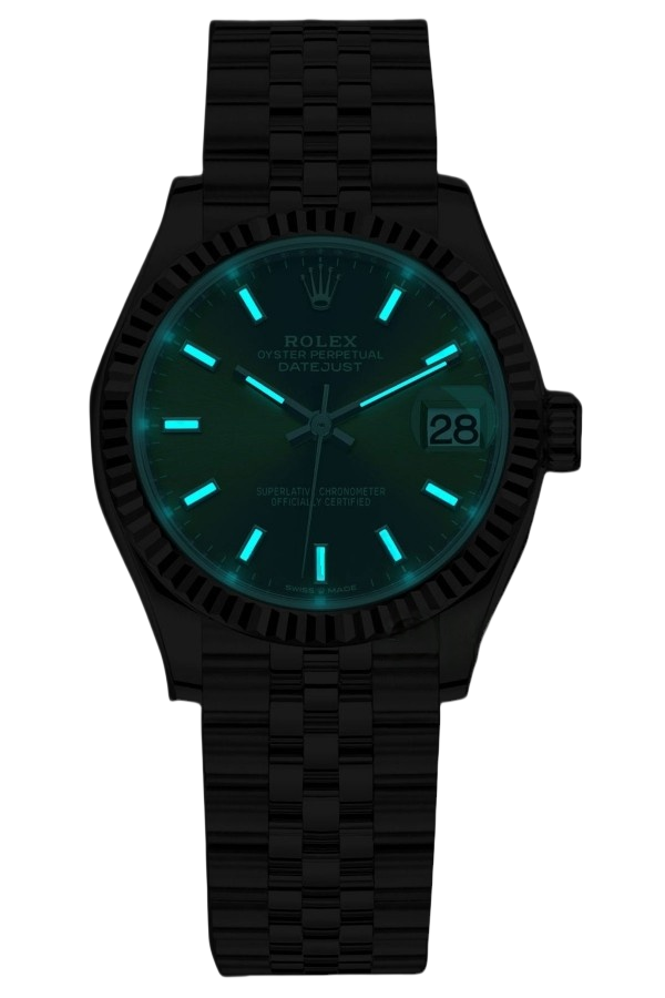 Rolex Datejust 36mm Super Clone Swiss Watch Stainless Steel Jubilee Bracelet Mint Green Dial Ref M278274-0018-2236 Swiss Movement