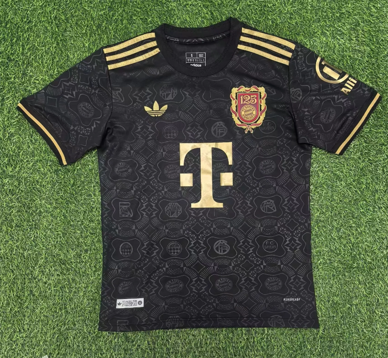 24/25 Bayern Munich Black 125th Anniversary Edition Football Shirt-mysite Custom Football Kit- Nextkits