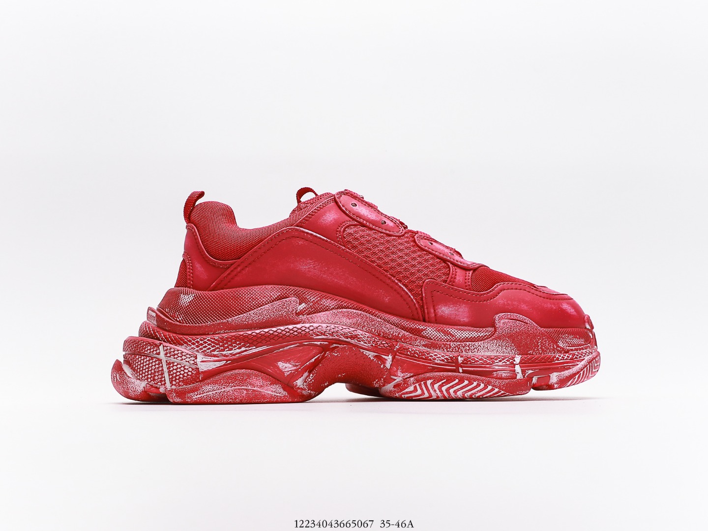 Balenciaga Triple S Sneaker Dark Red Faded、mysite、Cacoeks
