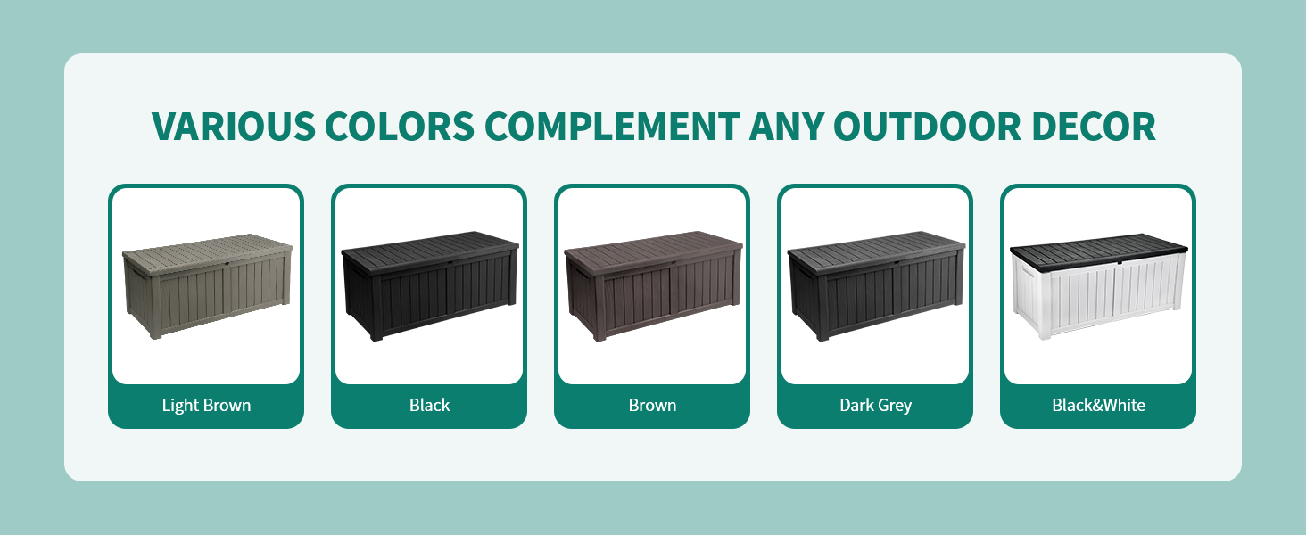 storage boxes for outside deck