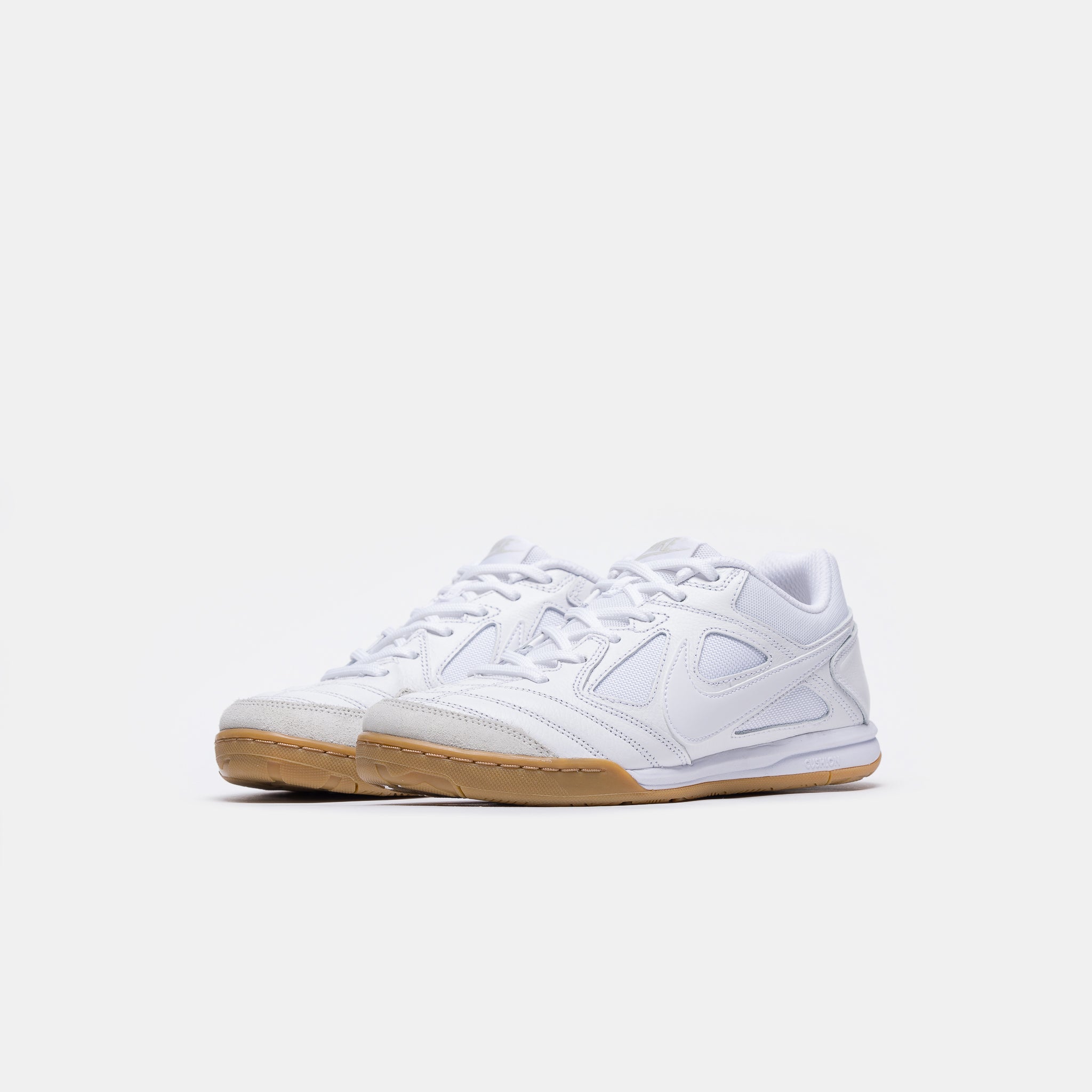 Gato Sneaker in White/Gum Light Brown