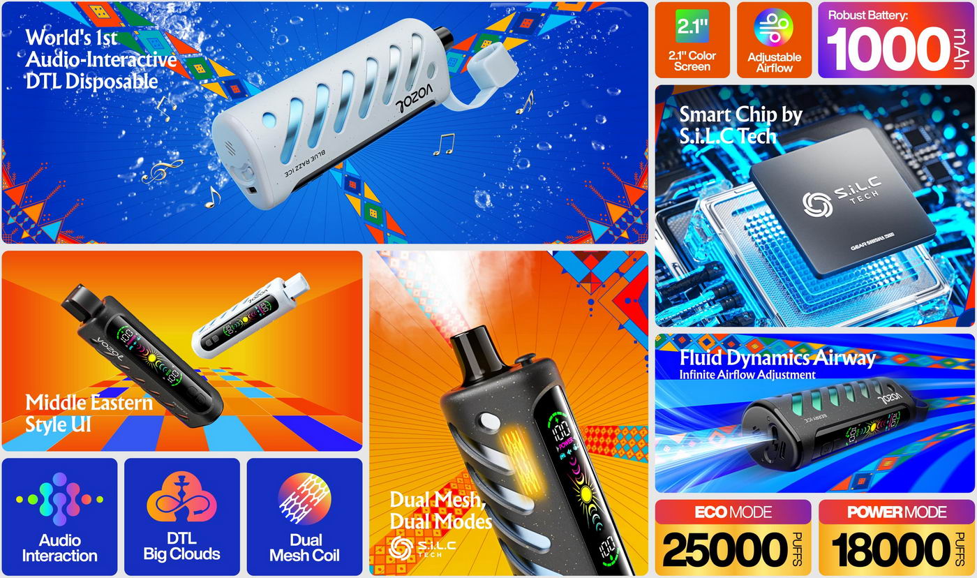 Vozol® Online | Vozol Gear Shisha 25000 Vape