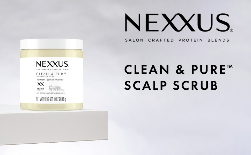 Image of Nexxus Scalp Scrub against a gray background.