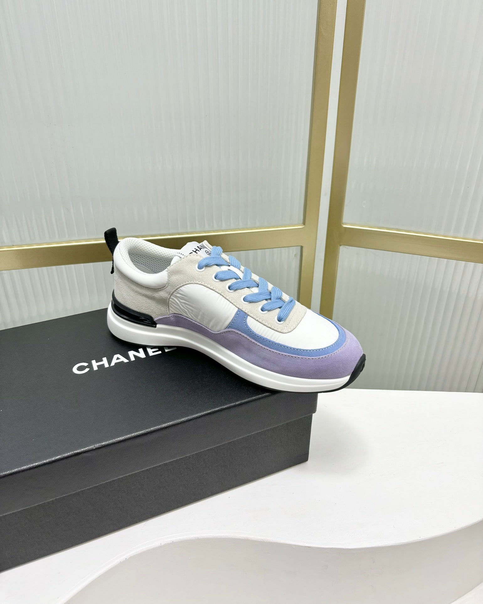 SNEAKER IN AMETHYST PURPLE MIX GREY SUEDE、mysite、Cacoeks