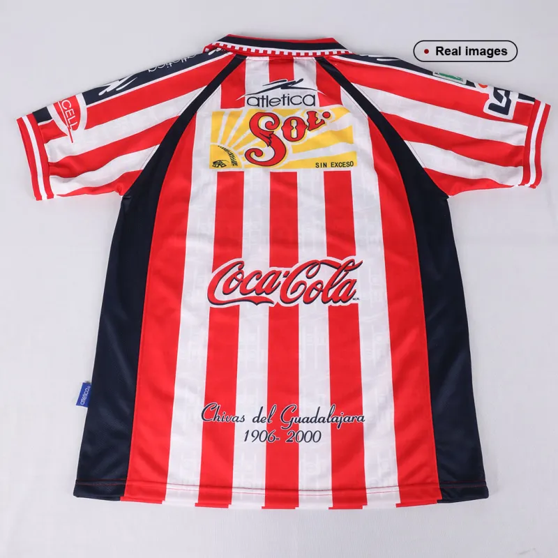 1999-00 Chivas Home soccer jersey-Retro version: Ajax 24-25 Home Stadium Jersey - Fans Version mysite: Adidas luxuryfootballshirts.com: https://www.luxuryfootballshirts.com/