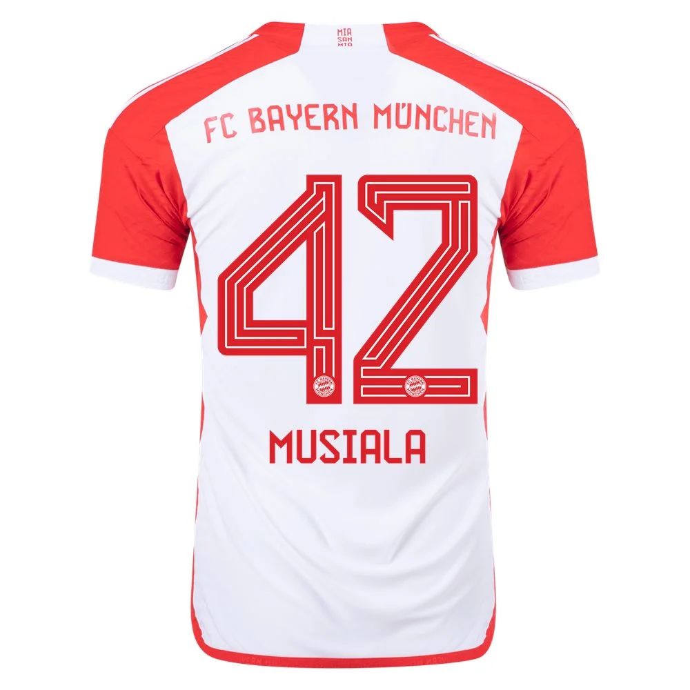 23/24 Bayern Munich #42 Jamal Musiala Home Jersey-mysite Custom Football Kit- Nextkits
